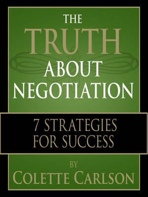 cover image of The Truth About Negotiation